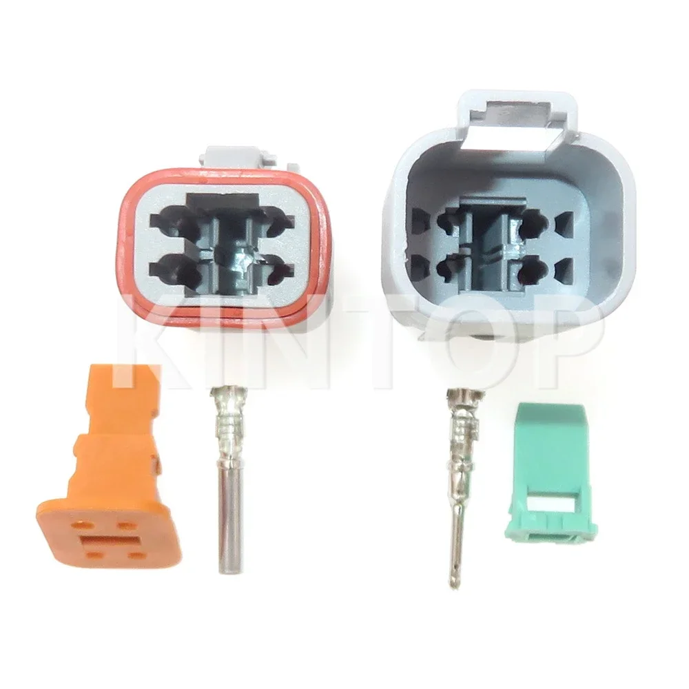 1 Set 4 Pins AT04-4P AT06-4S AC Assembly Automobile Wiring Terminal Plug Car Male Female Docking Wire Connector DT04-4P DT06-4S