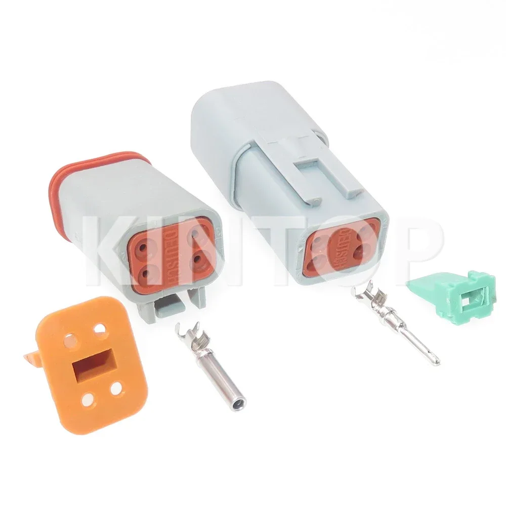 1 Set 4 Pins AT04-4P AT06-4S AC Assembly Automobile Wiring Terminal Plug Car Male Female Docking Wire Connector DT04-4P DT06-4S