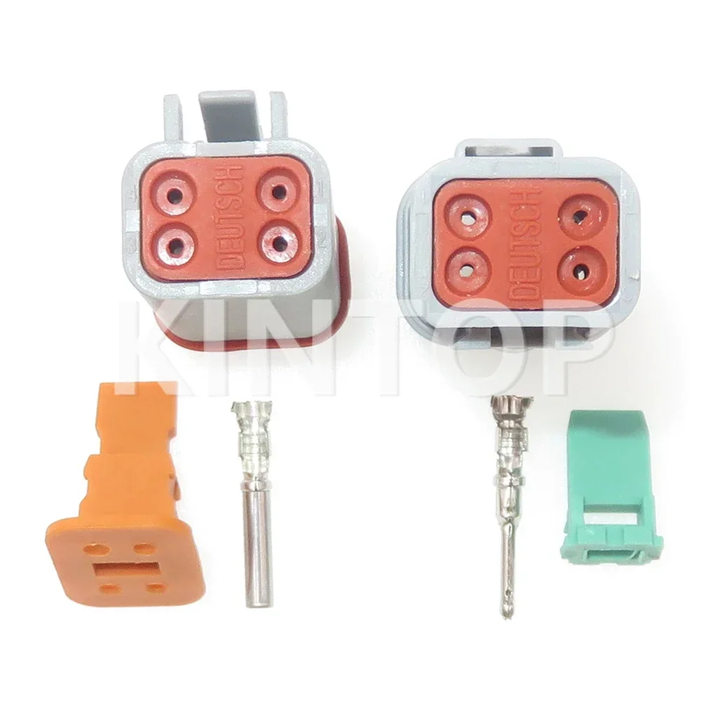 1 Set 4 Pins AT04-4P AT06-4S AC Assembly Automobile Wiring Terminal Plug Car Male Female Docking Wire Connector DT04-4P DT06-4S