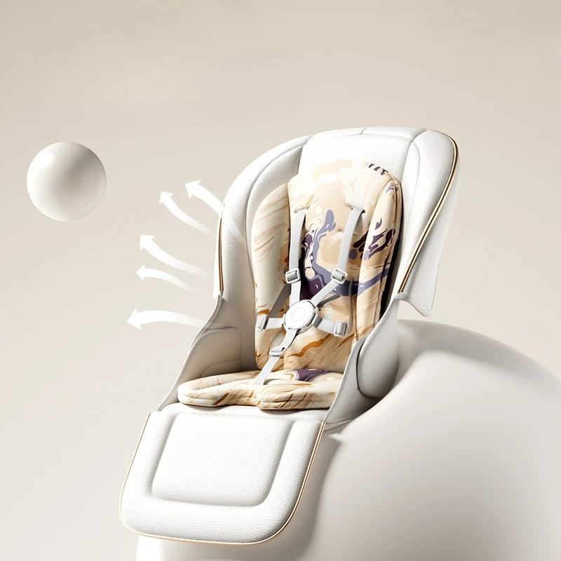 Baby Dining Chair Electric Intelligent Sleep Multi-functional Foldable, Lying and Rocking Baby Children's Dining Table 2-in-1