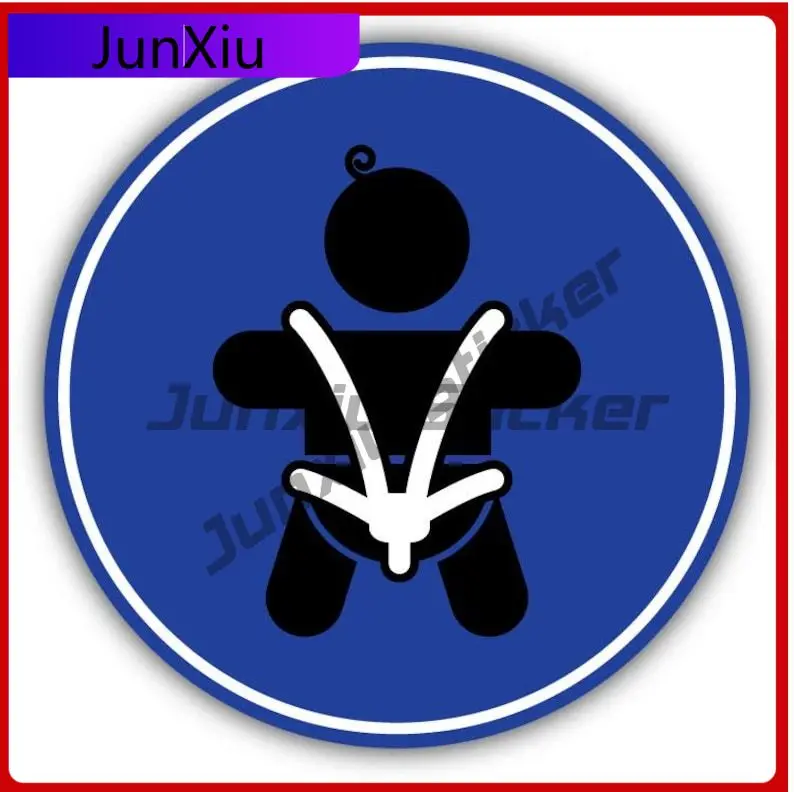 Baby Safety Seat Belt Sign Vinyl Car Sticker Decal Bumper Windows Windshield Scratch-proof Exterior Waterproof Decals Adventure