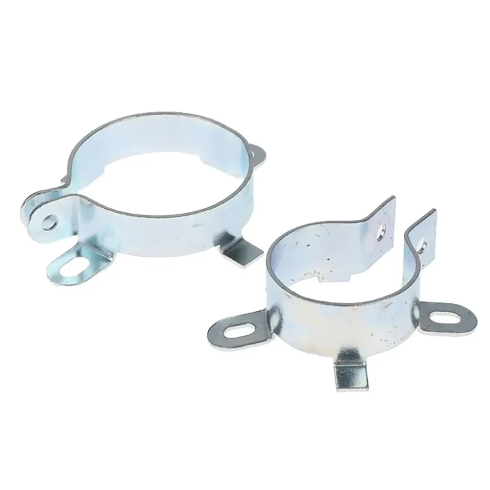 1Pcs Fastening Clamping Ring Capacitor Clip Tin Plated 2 Feet Mounting Clamp Iron Hoop Holder 25mm 30mm 35mm 40mm Fixing Bracket