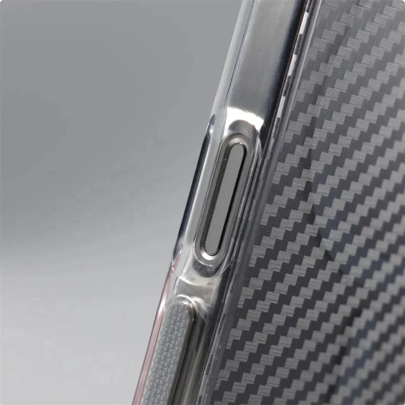 Luxury Carbon Fiber Pattern Non-Slip Shockproof Case For iPhone 17 16 Pro Max 15 14 13 12 Magnetic Wireless Charge Armor Cover