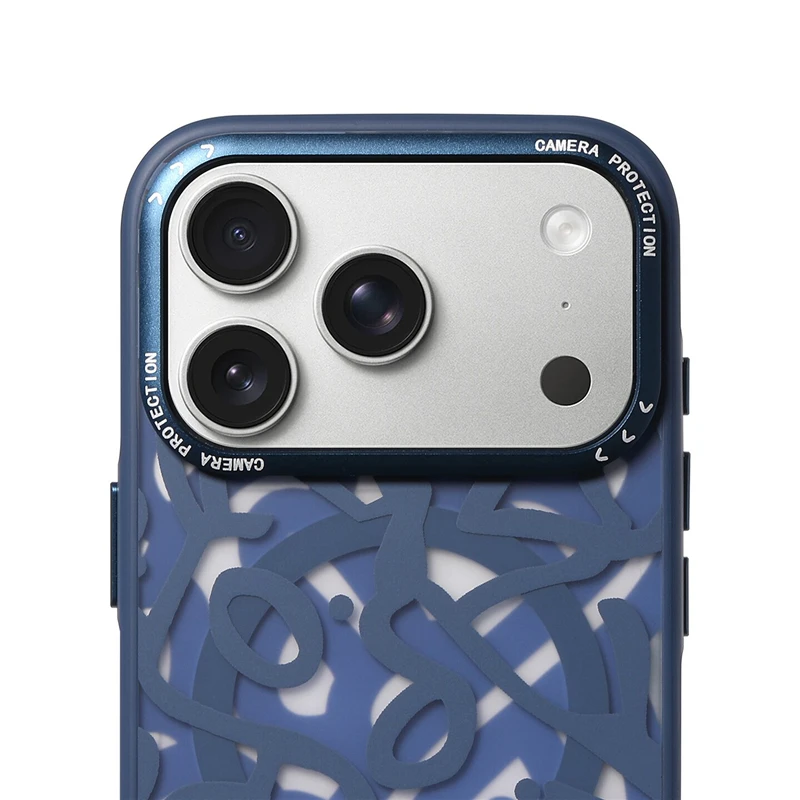 Luxury Original Graffiti For Magsafe Matte Case For iPhone 17 17Pro 17 Pro Max Funda Wireless Charging Hard Magnetic Back Cover