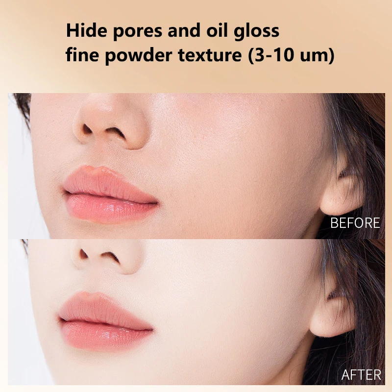 Soft Focus Oil Control Long-lasting Setting Makeup Pressed Powder Matte Concealer Hide Pore Bright Skin Waterproof Honey Powder