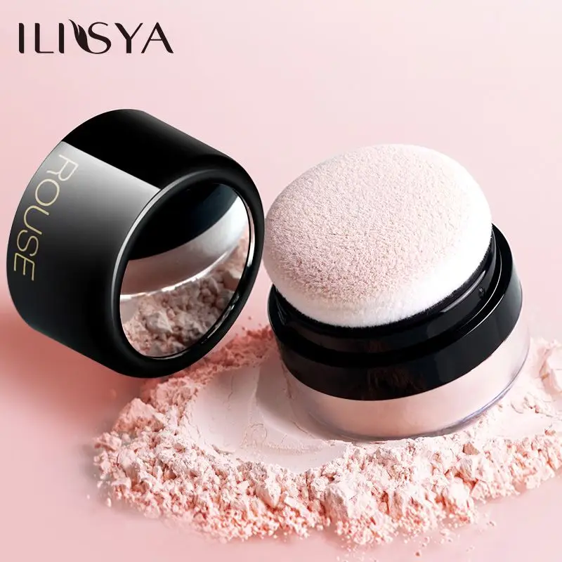 ILISYA Loose Setting Oil Control, Makeup Retention, Matte Honey Good Night Powder, Durable, Natural, Waterproof, Sweat Proof
