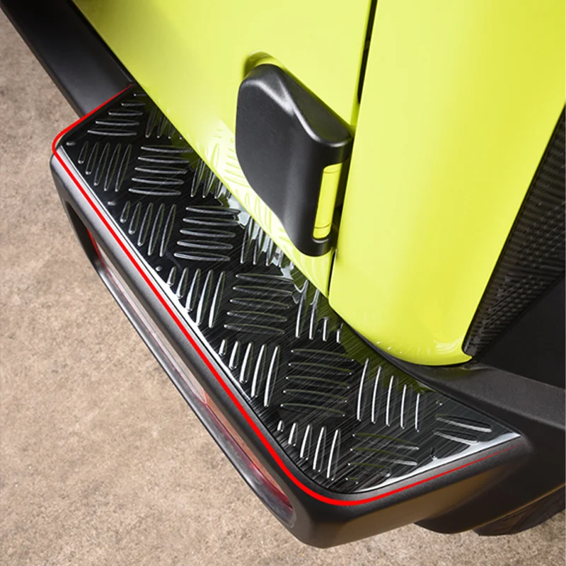 For Jimny JB64 JB74 2019 2020 Styling Exterior Accessories Strip Anti-Scratch Protective Car Rear Door Guard Bumper Sticker