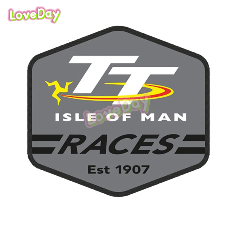 Isle of Man TT Racing Logo Car Stickers Auto Motorcycle Scratch Decorative Stickers Vinyl Waterproof Accessories Stickers