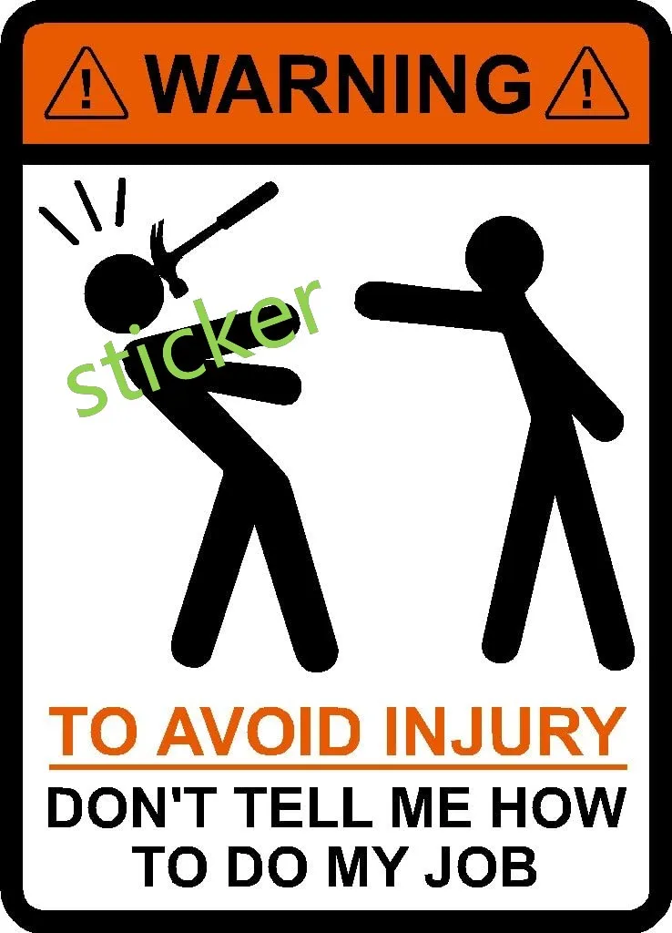 The Owner Armed Security Decal Funny Stickers  Decoration Window Bumper Motorcycle Laptop Trunk Accessories