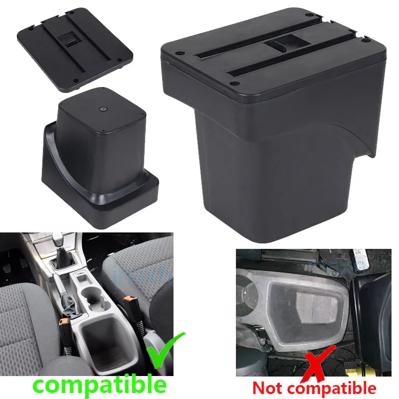 For Ford Focus 2 Armrest box For Ford Focus mk2 Car Armrest Car accessories Interior details Retrofit parts Storage box USB