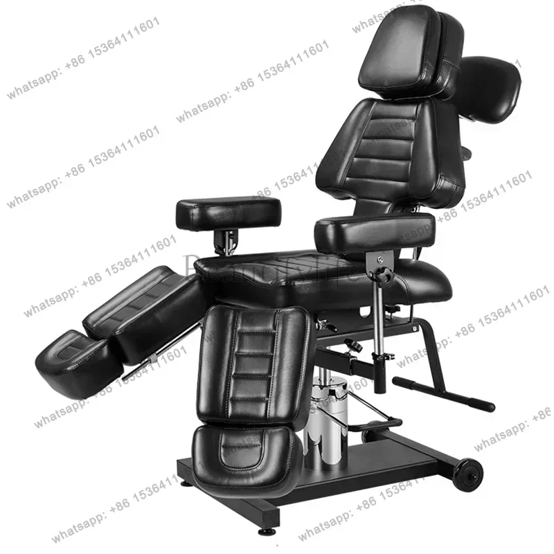 Factory Direct Sales Electric Tattoo Bed Multifunction Tattoo Massage Face Spa Beauty Bed Esthetician Medical Salon Furniture Ca
