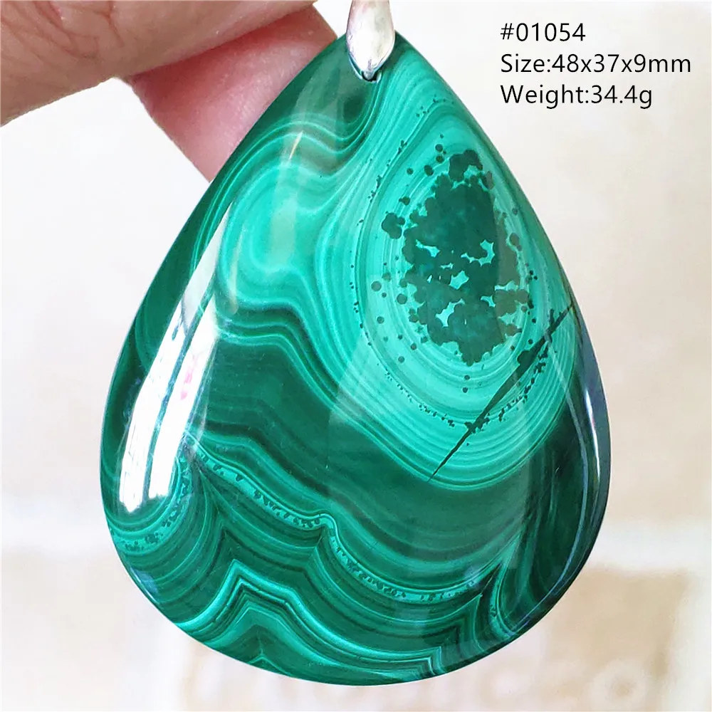 Natural Green Malachite Chrysocolla Pendant Gemstone Women Men Jewelry Fashion Necklace Pendant AAAAAA
