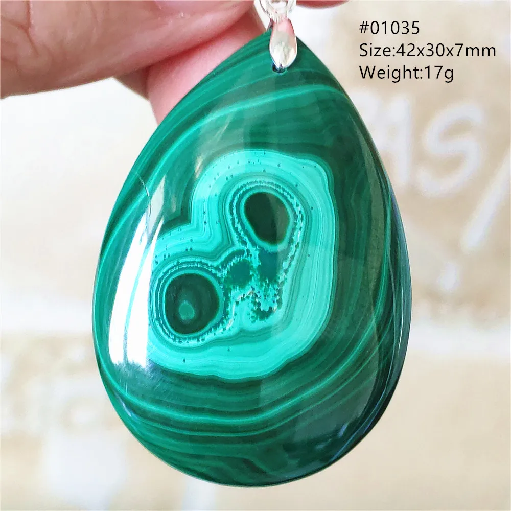 Natural Green Malachite Chrysocolla Pendant Gemstone Women Men Jewelry Fashion Necklace Pendant AAAAAA
