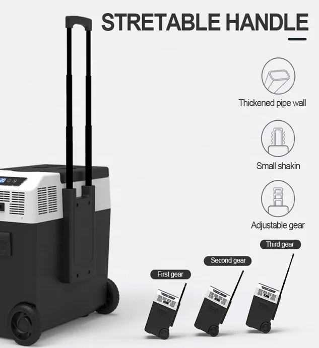 TYTXRV 12V/24V Smart Move Car Refrigerator APP Control Fast Cooling With LED Light Portable Camping Caravan Car Mini 15L Fridge