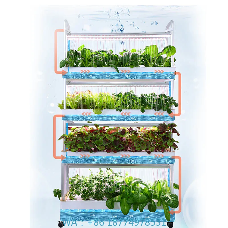 ydroponic Planting System Smart Home Automation System for SaleHot Selling New Home Greenhouse Vertical Hydroponic System H