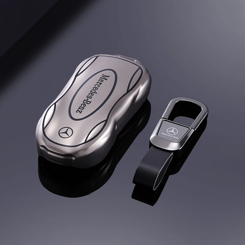 For Mercedes Benz A C E S G Class GLA CLA GLK GLC CLS W204 W463 W176 W251 W205 AMG Metal Car Key Case Cover Shell Fob
