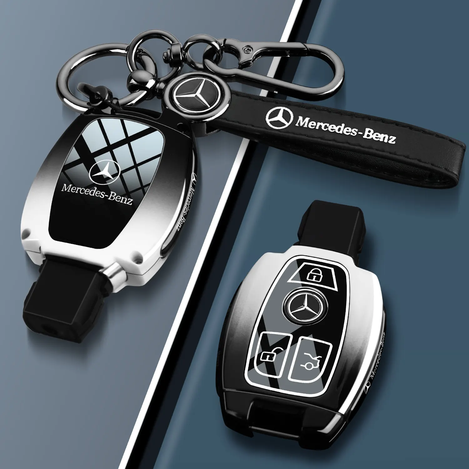 Mercedes Benz GLC300L keycase GLK car E260 buckle GLA220 Vito CLA200 old model C180L shell V260 IMM