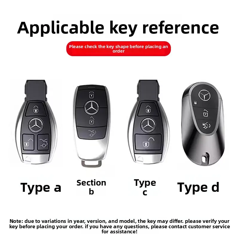 Mercedes Benz GLC300L keycase GLK car E260 buckle GLA220 Vito CLA200 old model C180L shell V260 IMM