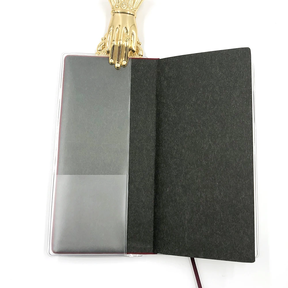 Fromthenon Transparent Pvc Protective Cover for HO-BO  Weeks Planner Diary Journals Notebook Bookbinder Case School Supplies