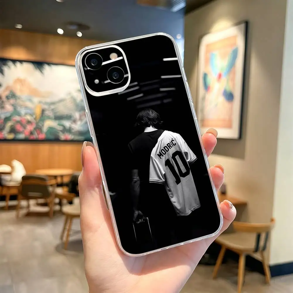 legend captain Luka M-Modric Clear Phone Case For iPhone 17 16 15 14 13 12 11Pro Max Plus Transparent Shockproof Cover