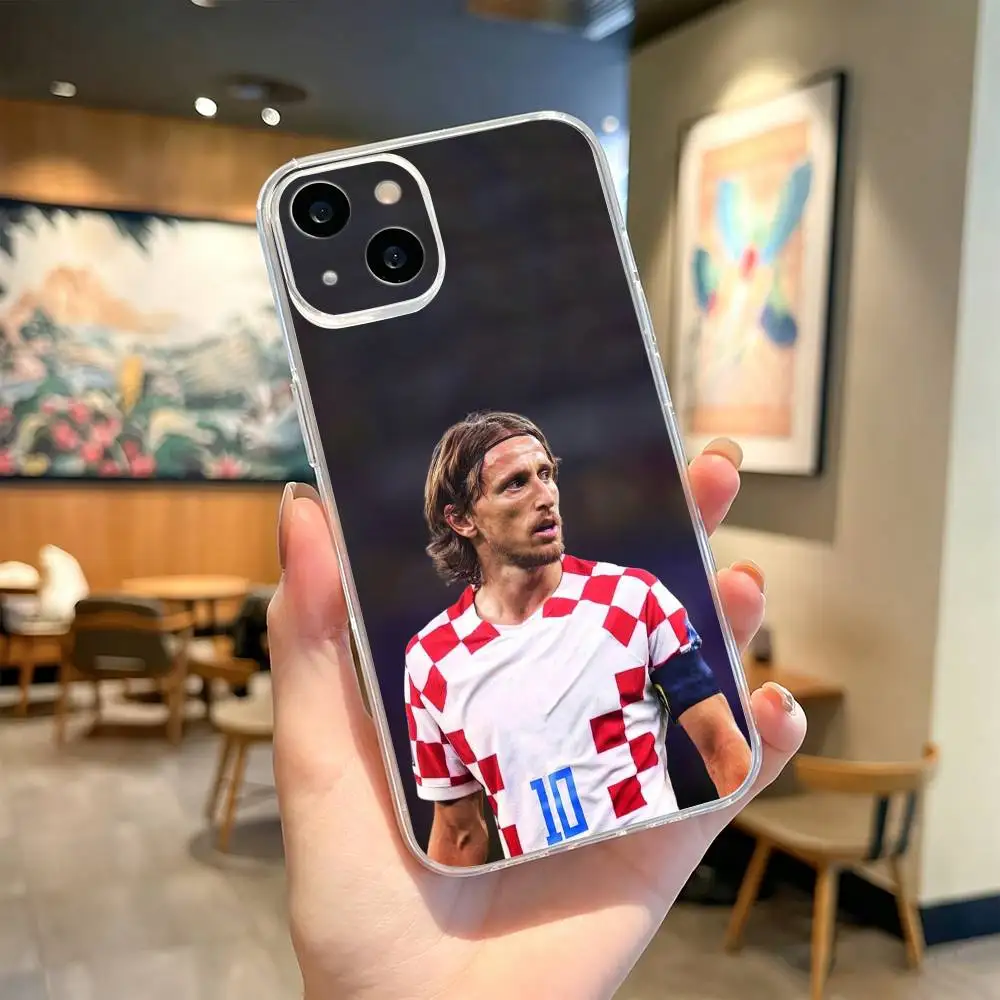 legend captain Luka M-Modric Clear Phone Case For iPhone 17 16 15 14 13 12 11Pro Max Plus Transparent Shockproof Cover