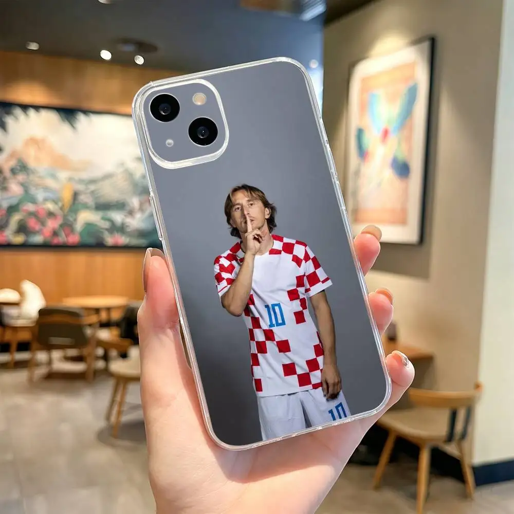 legend captain Luka M-Modric Clear Phone Case For iPhone 17 16 15 14 13 12 11Pro Max Plus Transparent Shockproof Cover