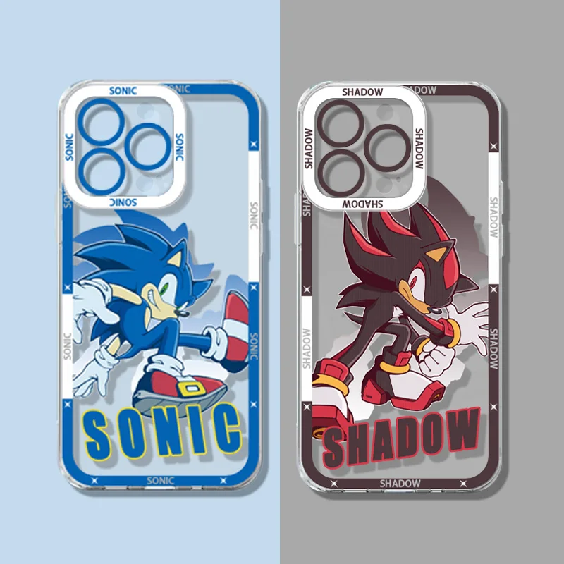 Phone Case For Tecno Spark Go 30C 10 Camon 40 30 20 19 Pova 7 6 5 4 Pro itel S23 A70 Pro Plus TPU Cover Cartoon Game S-SONIC
