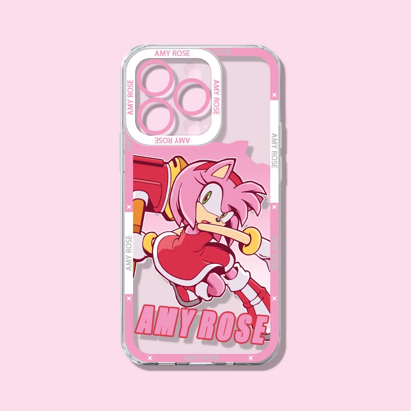 Phone Case For Tecno Spark Go 30C 10 Camon 40 30 20 19 Pova 7 6 5 4 Pro itel S23 A70 Pro Plus TPU Cover Cartoon Game S-SONIC