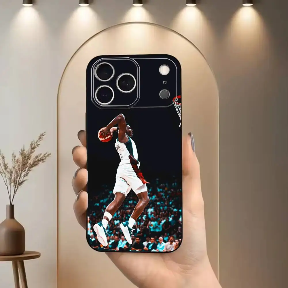 A-Anthony Edwards AE-Ant-Man  Phone Case Soft Black For iPhone 16 17 15 14 13 12 11 X XR Plus Pro Max Plus