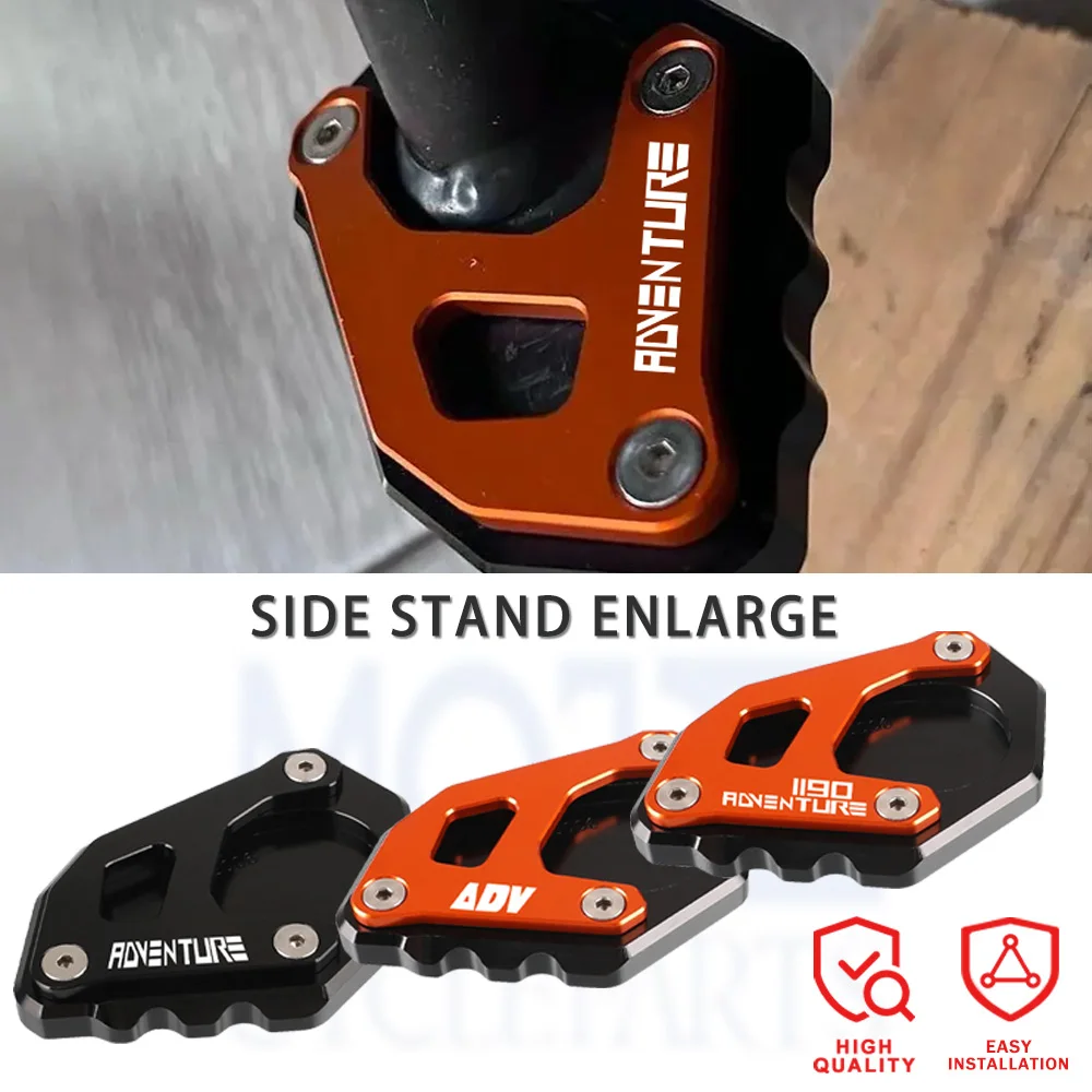 Motorcycle Side Stand Enlarger Extension Plate Kickstand Shoes For 1050 1090 1190 1290 Adventure S R 1290 Super Adventure T 2023