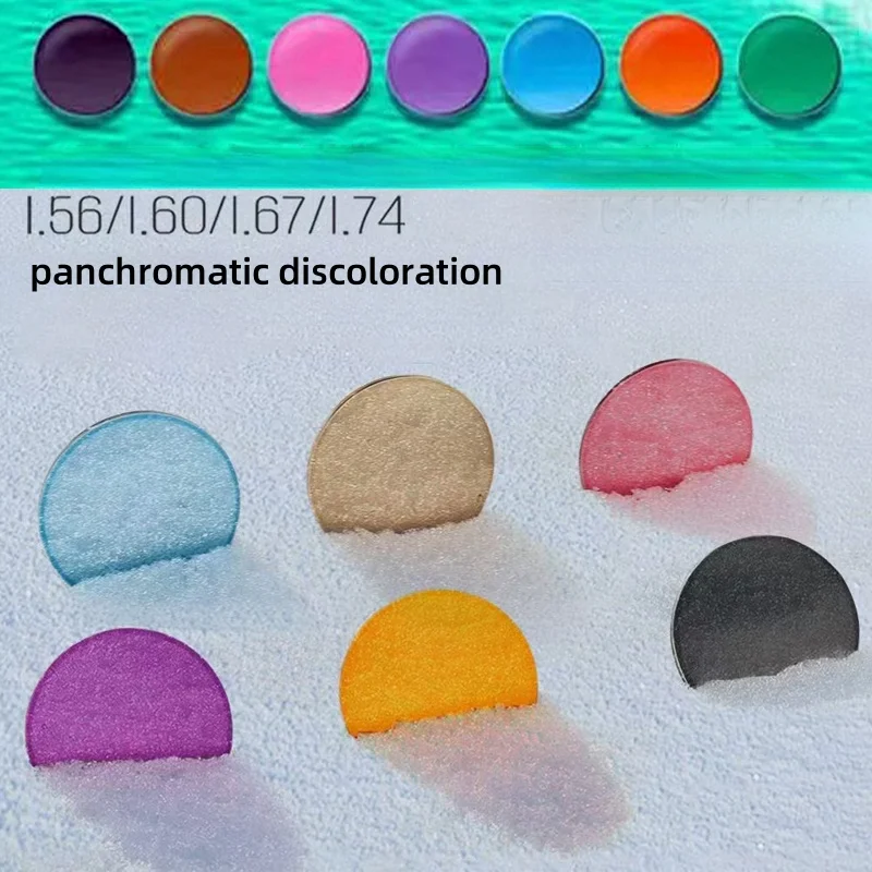 DIEDIESEE 1.56 1.61 1.67 1.74 CR-39 Prescription Lenses For Myopia And Farsightedness Scratch Resistant Photochromic Lenses