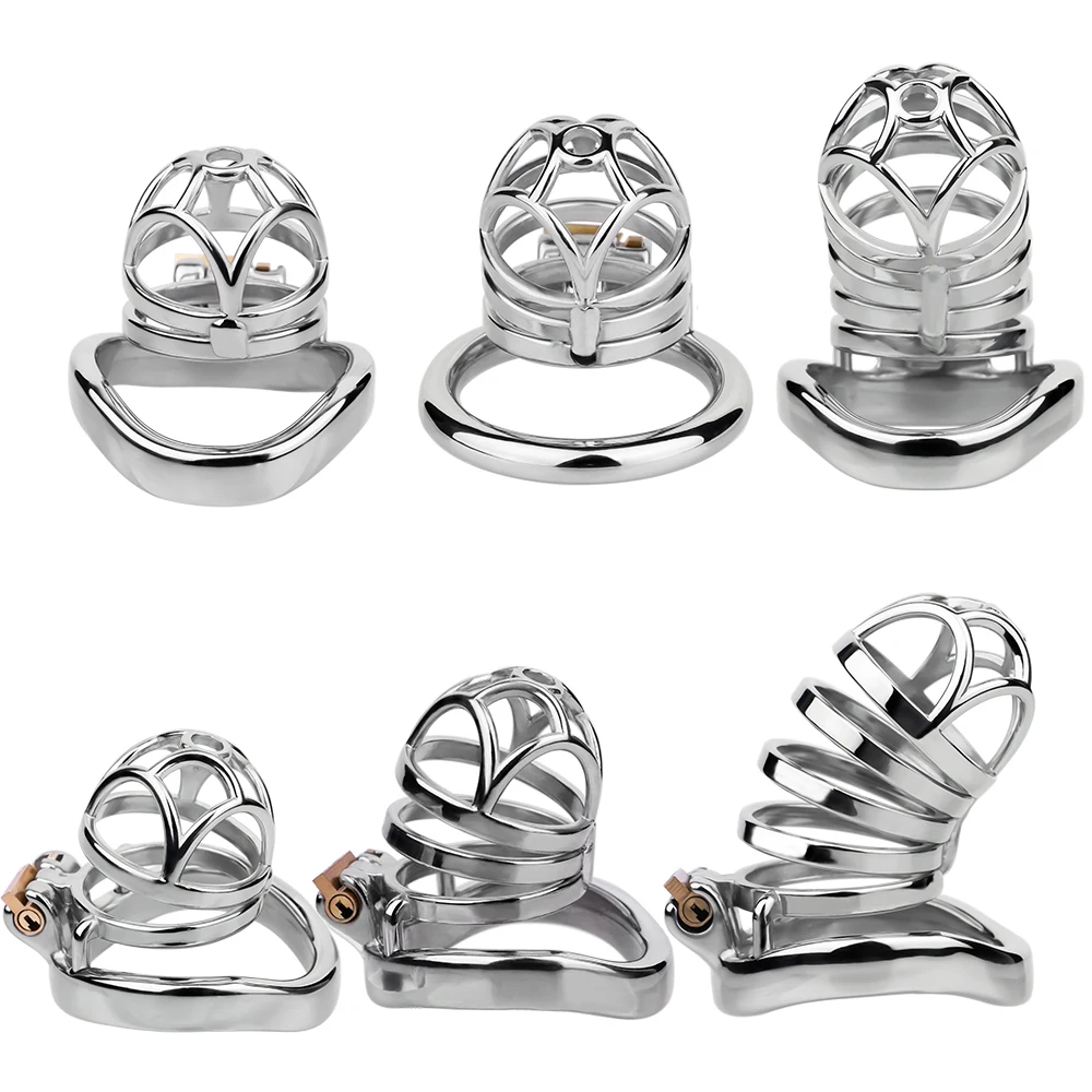 FRKO Erotic Sex Toys for Men Adult Male Chastity Cock Cage Penis Restraint Cockrings Urethral Lock Submissions Tools Man 정조대 18