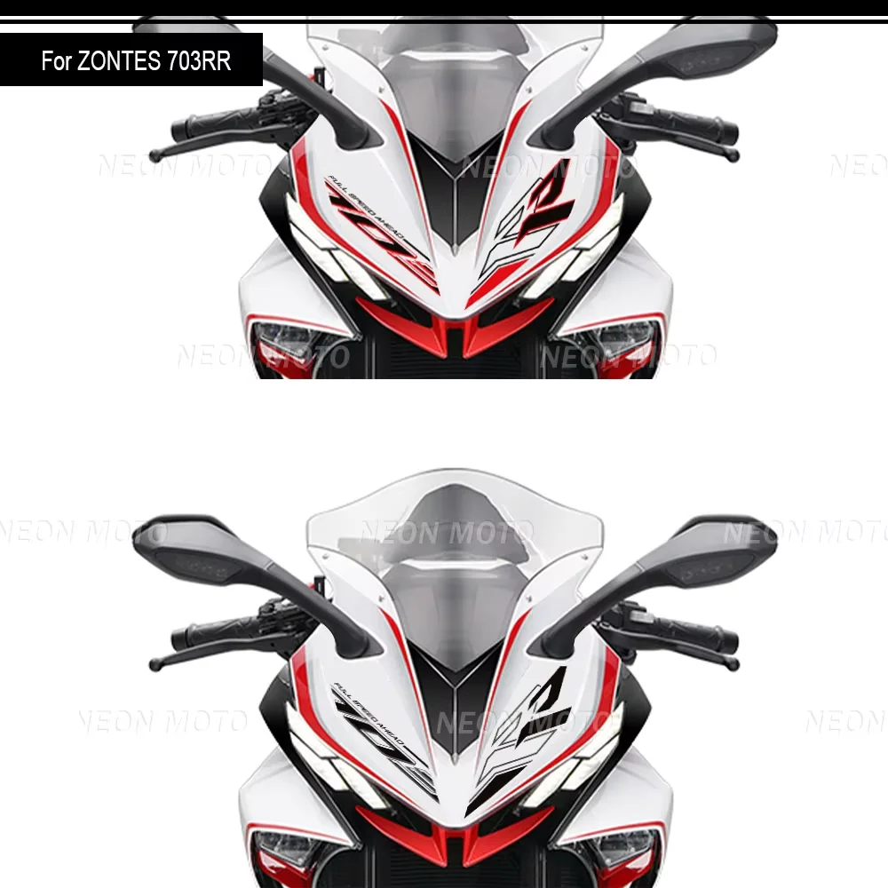 703 RR Motorcycle Tank Pad Front Decals Decoration Stickers Waterproof Stickers Accessories FOR Zontes 703RR ﻿2025 2026