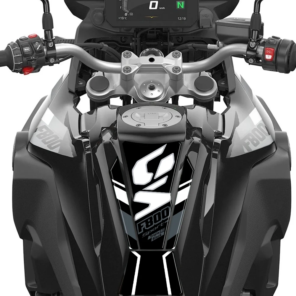 For F800GS  F 800 GS 2024 2025 Motorcycle Accessories 3D gel Fuel Tank sticker Shell Paint Protection decal fuel pad