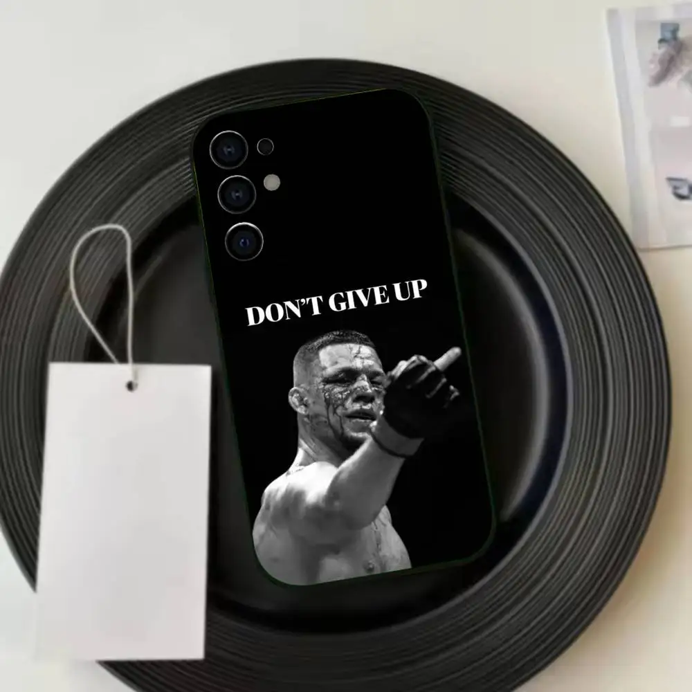 Khabib Nurmagomedov Fighting Legend  Phone Case Soft Black For Samsung S24,S21,S22,S20,S23,S30,Ultra,S20,Plus