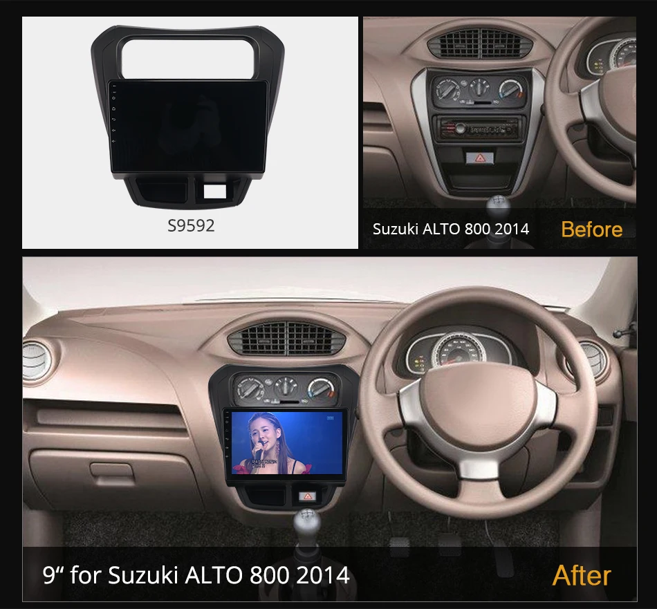 Ownice K6+ 2K for Suzuki ALTO 800 2014 Android 14.0 Car Radio Stereo Support  4G LTE 360 2din Auto Audio System 8G+256G