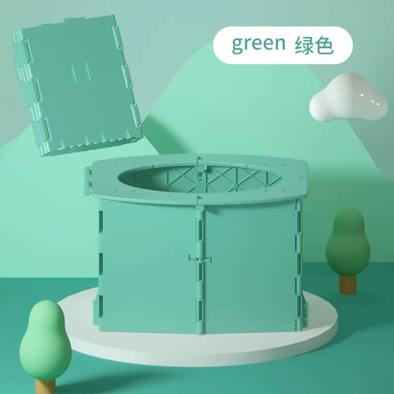 Portable baby toilet seat for boys and girls, children's foldable potty, travel potty for toilet training on the go, Baby care
