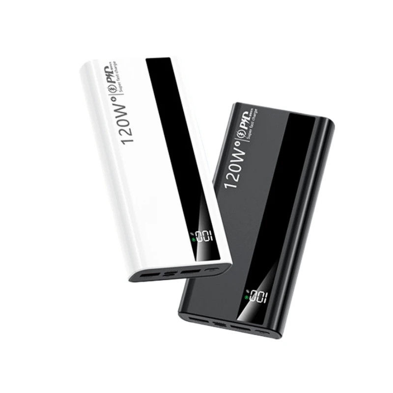 Portable 20000mAh 120W Super Fast Charging Power Bank For iPhone Samsung Xiaomi Huawei External Battery Charger Large Capacity