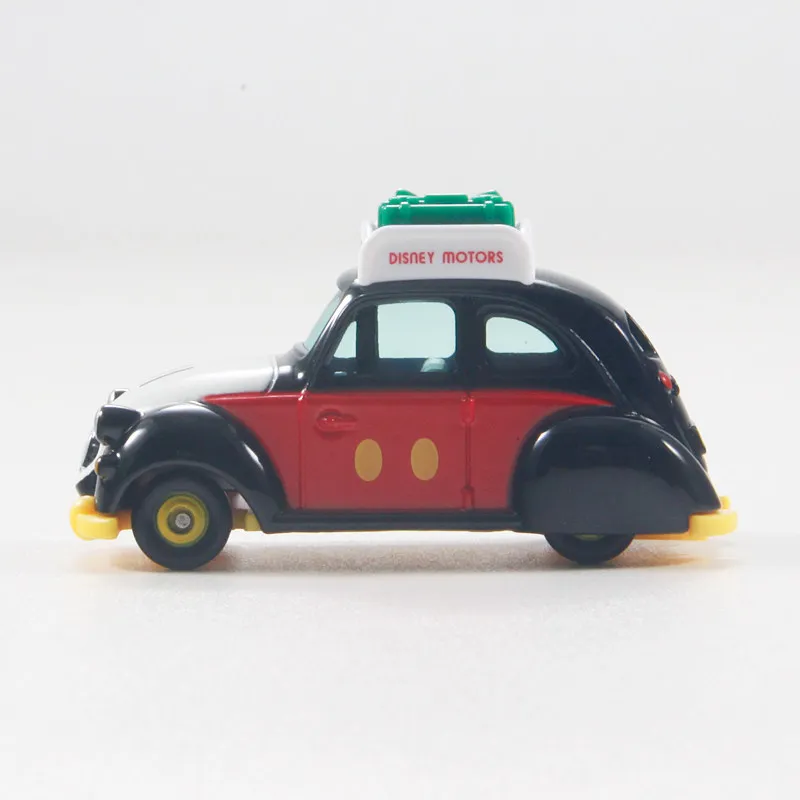 Original TAKARA TOMY Dream Tomica Disney Motors DM-04 Runtotto Mickey Mouse 1/64 Diecast Alloy Camper with Removable Roof Load C