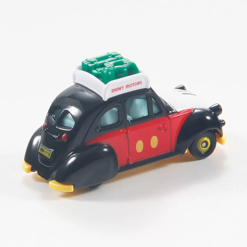 Original TAKARA TOMY Dream Tomica Disney Motors DM-04 Runtotto Mickey Mouse 1/64 Diecast Alloy Camper with Removable Roof Load C