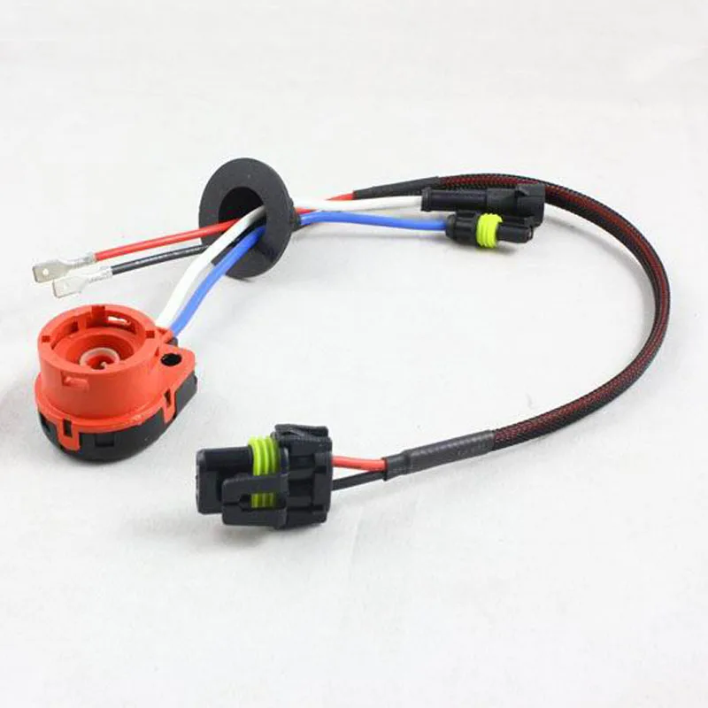 D2S D2R D2C D4S D4R D4 Turn AMP HID Xenon Connector Wiring Harness Bulbs Adapter Holder Plug Socket (2pcs)