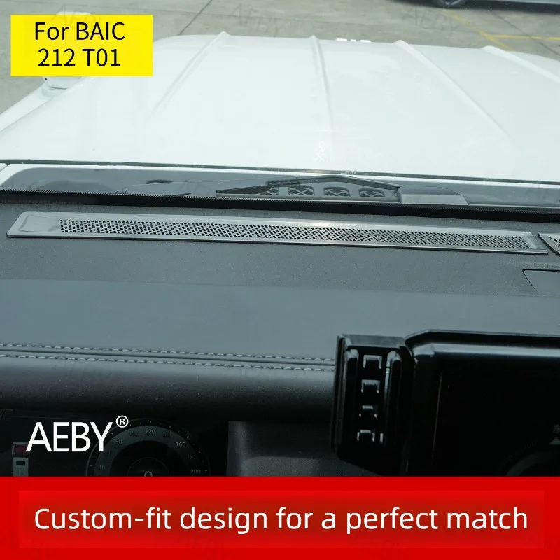 For BAIC 212 T01 Dashboard vent cover,Air outlet cover decoration,decorative protector,Center console front air shield