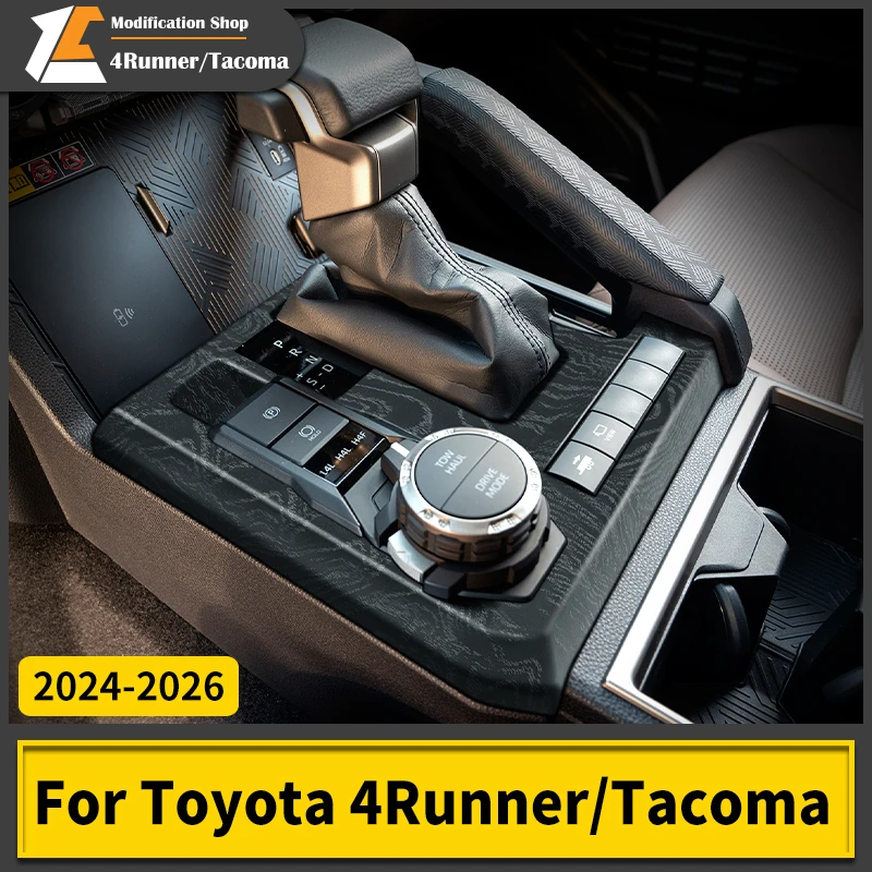 For Toyota 2024 2025 2026 Tacoma 4Runner N500 Central Control Panel ABS Material Precise Fit Interior Protection Accessories