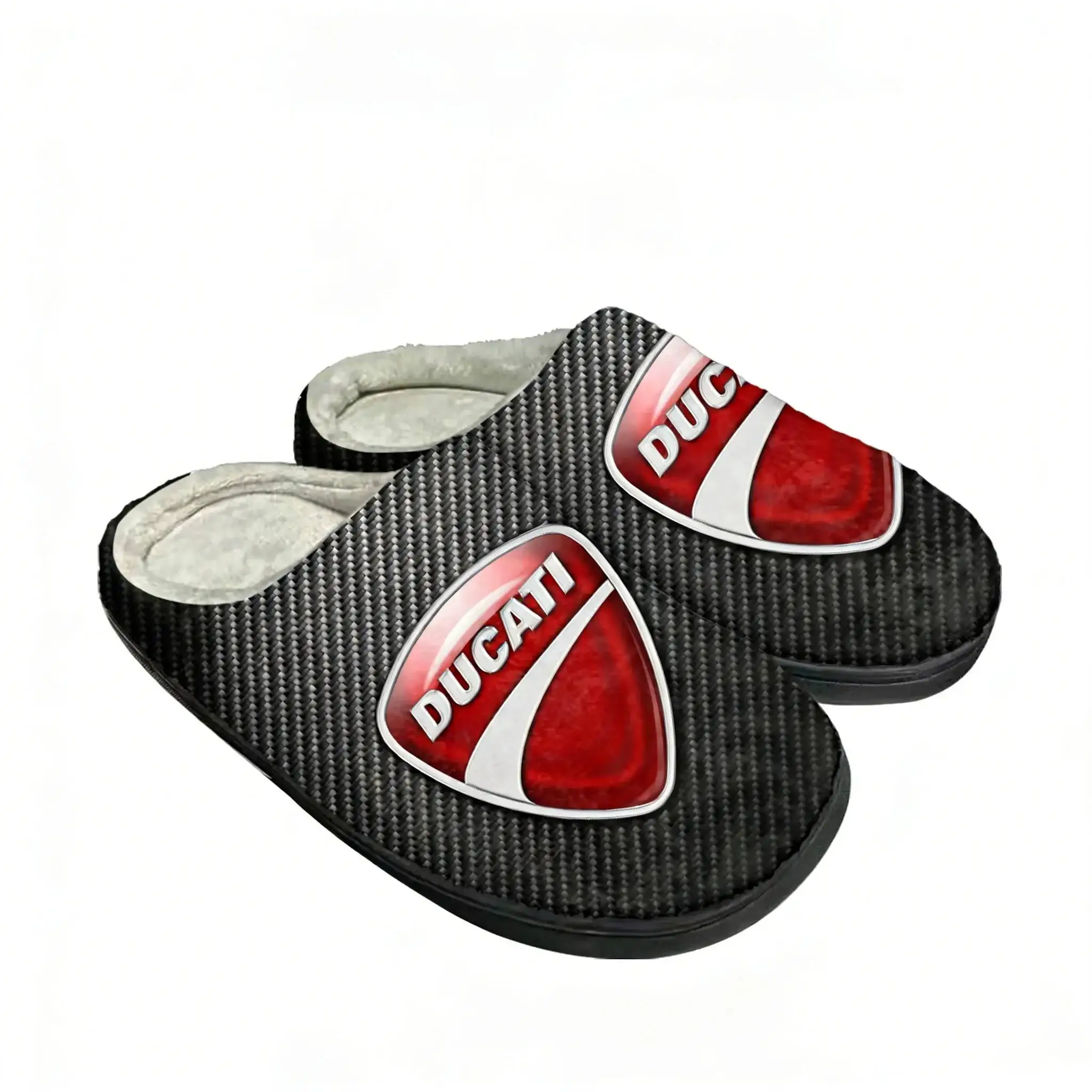 D-Ducatis Cotton Slippers High Quality Mens Womens Youth Boy Girl Plush Bedroom Keep Warm Shoes Customized Thermal Slipper