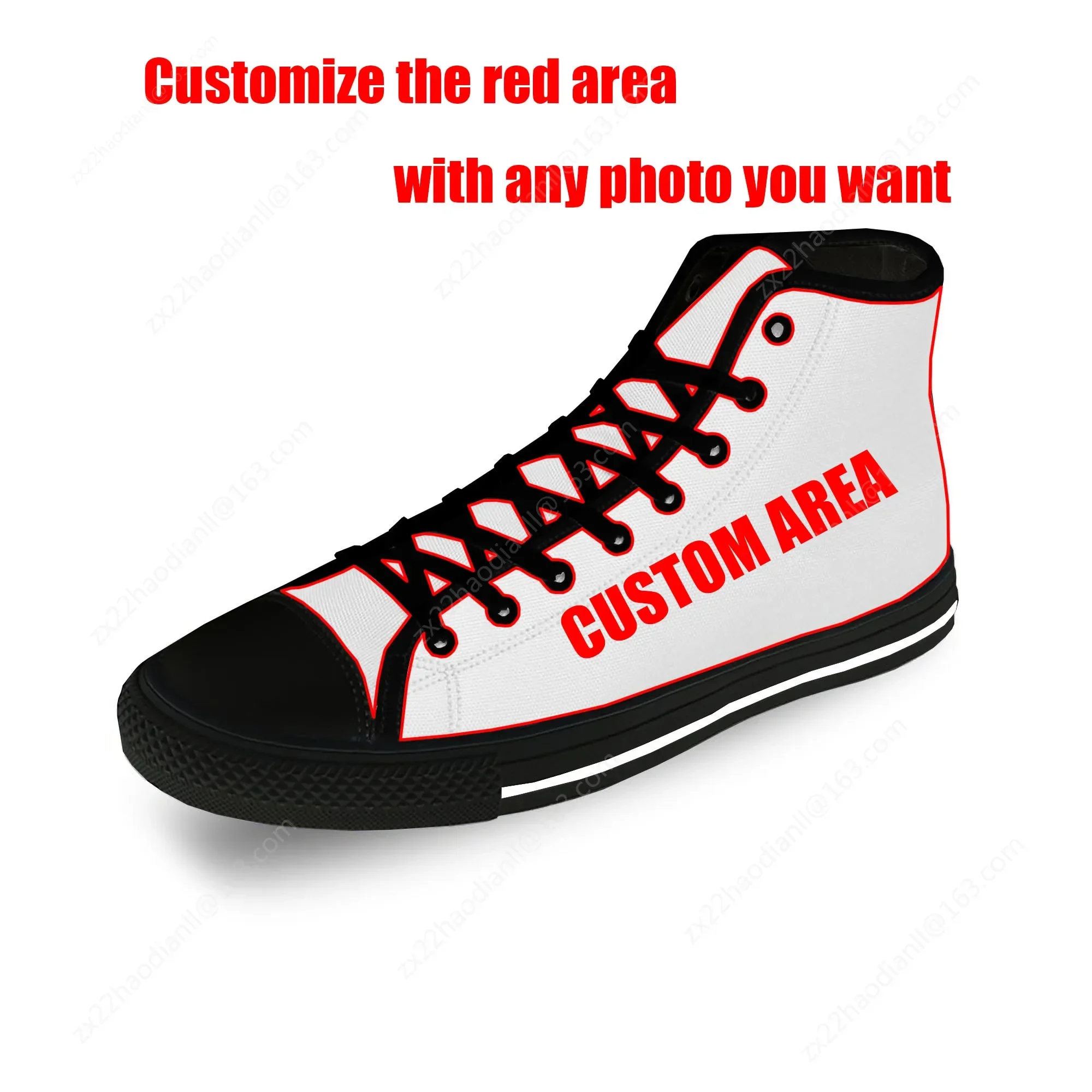 Buffalo plaid Pattern Cool Cute Casual Cloth 3D Print High Top Canvas Fashion Shoes Men Women Lightweight Breathable Sneakers