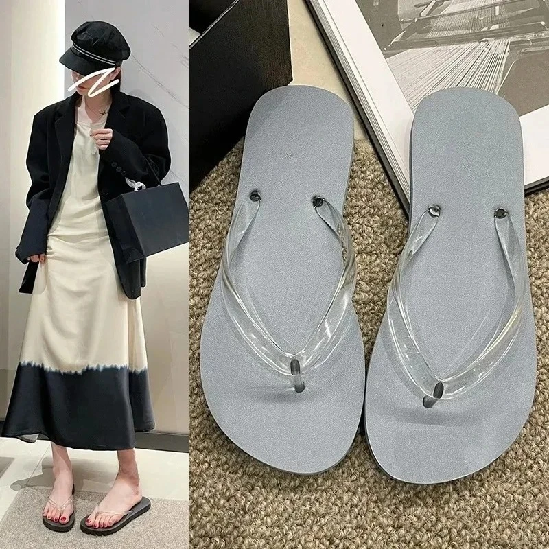 Women Summer Wedge Slides Memory Foam Sandals Beach Home Flip Flops Zapatos De Mujer