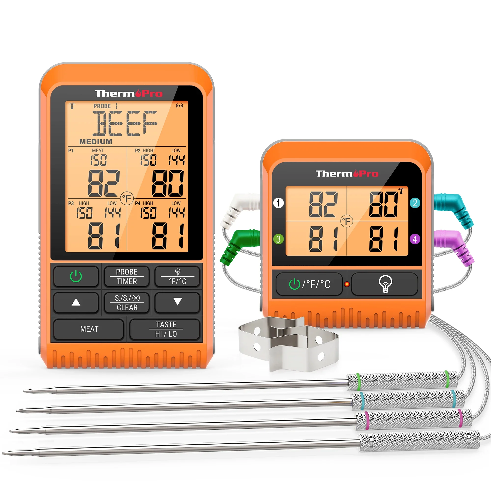 2026 For ThermoPro TP829C 300m Wireless Digital Meat Thermometer Newest Arrival Kitchen Cooking Plastic Tool
