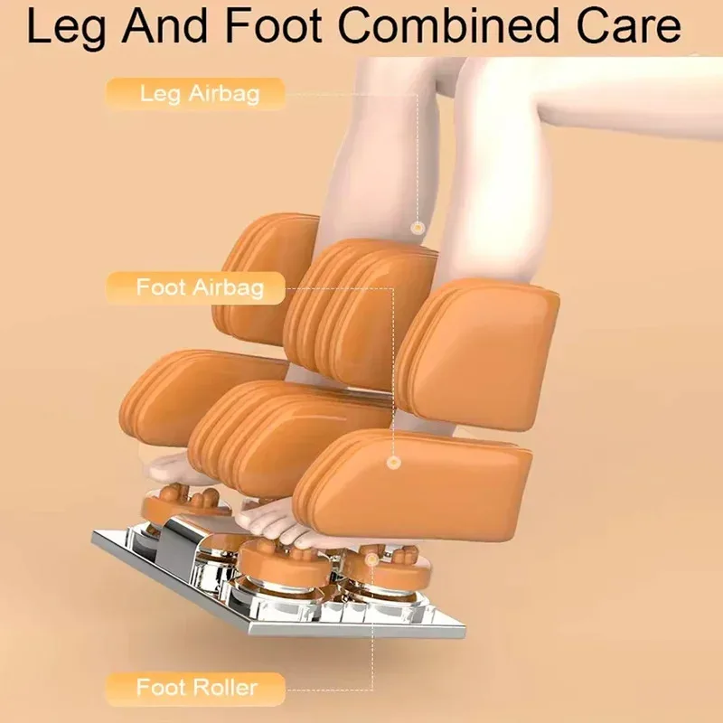 4D SL Track Massage Chair Zero Gravity Recliner Full Body Airbag Massage Sofa Touchscreen Office Chair 3 Years Warranty