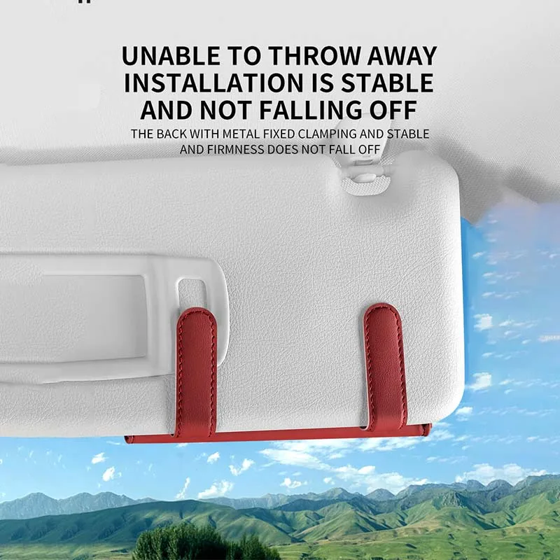 For Geely Coolray Gx3 Pro Monjaro Tugella Emgrand Preface Accessories Car Visor Sunglasses Glasses Holder Glasses Case Clip Box