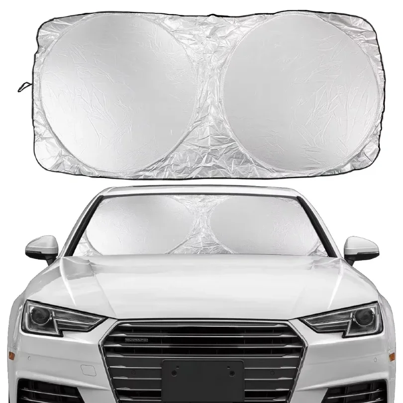 Car Windshield Sun Shade Anti-UV Interior Protector Folding Sunshade Cover Visor Auto Accessories Windscreen Parasol